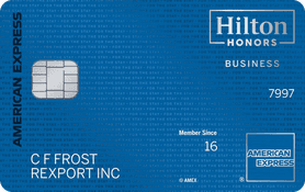 The Hilton Honors American Express Business Card