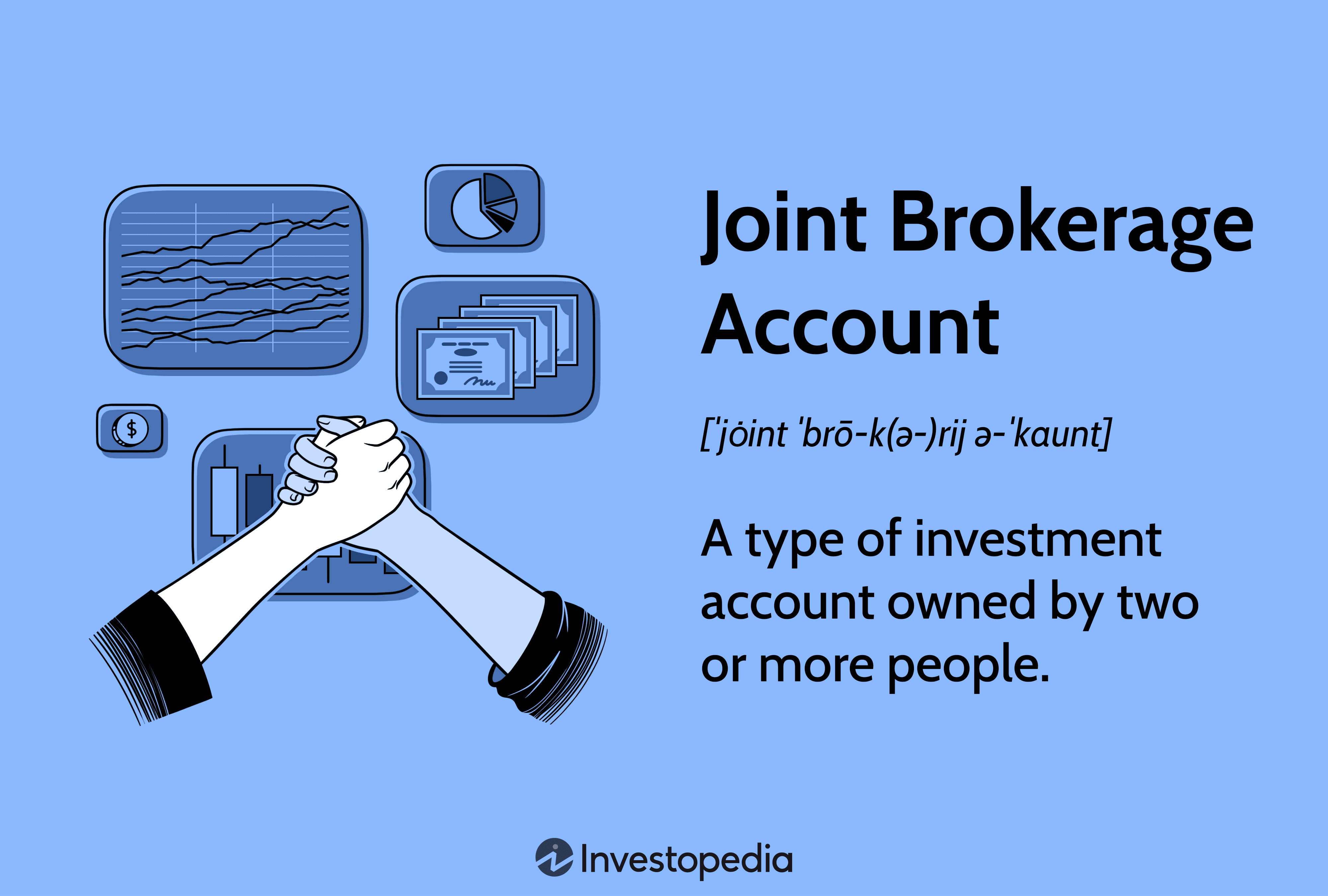 Joint Brokerage Account: A type of investment account owned by two or more people.